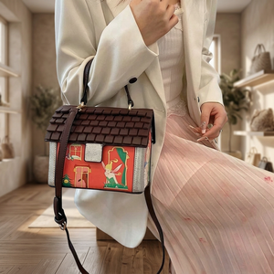 New Vintage Lady Fashionable Single Strap ZIP Closure PU Spring All Seasons <b>Small</b> <b>Handbag</b> for Women Shoulder Bag - Product Image 2
