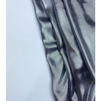 Vente en gros sur mesure Tissu de satin liquide soyeux et brillant double face extensible en polyester de luxe de haute qualité pour vêtements
