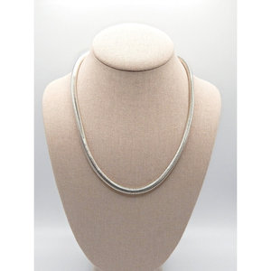 Splendida, pesante e larga. 925 collana a catena di serpenti in argento Sterling - Product Image 4