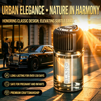 Parfum d'ambiance liquide 360° à base d'huiles essentielles naturelles, sans alcool, pour intérieur de voiture, longue durée
