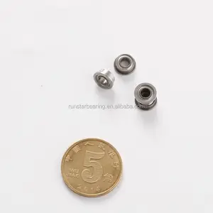 High Precision Inch Miniature Flanged Ball Bearing 1/8 x 1/4 flanged bearing FR144ZZ Micro Flange Deep Groove ball bearing