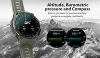 Montre connectée Android GPS K76A en alliage avec écran AMOLED, bracelet en silicone, contrôle par application, assistant vocal, suivi du sommeil et de la fréquence cardiaque, alarme