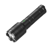 Lampe torche laser blanche UniqueFire New LEP haute puissance avec batterie intégrée rechargeable longue portée et réflecteur