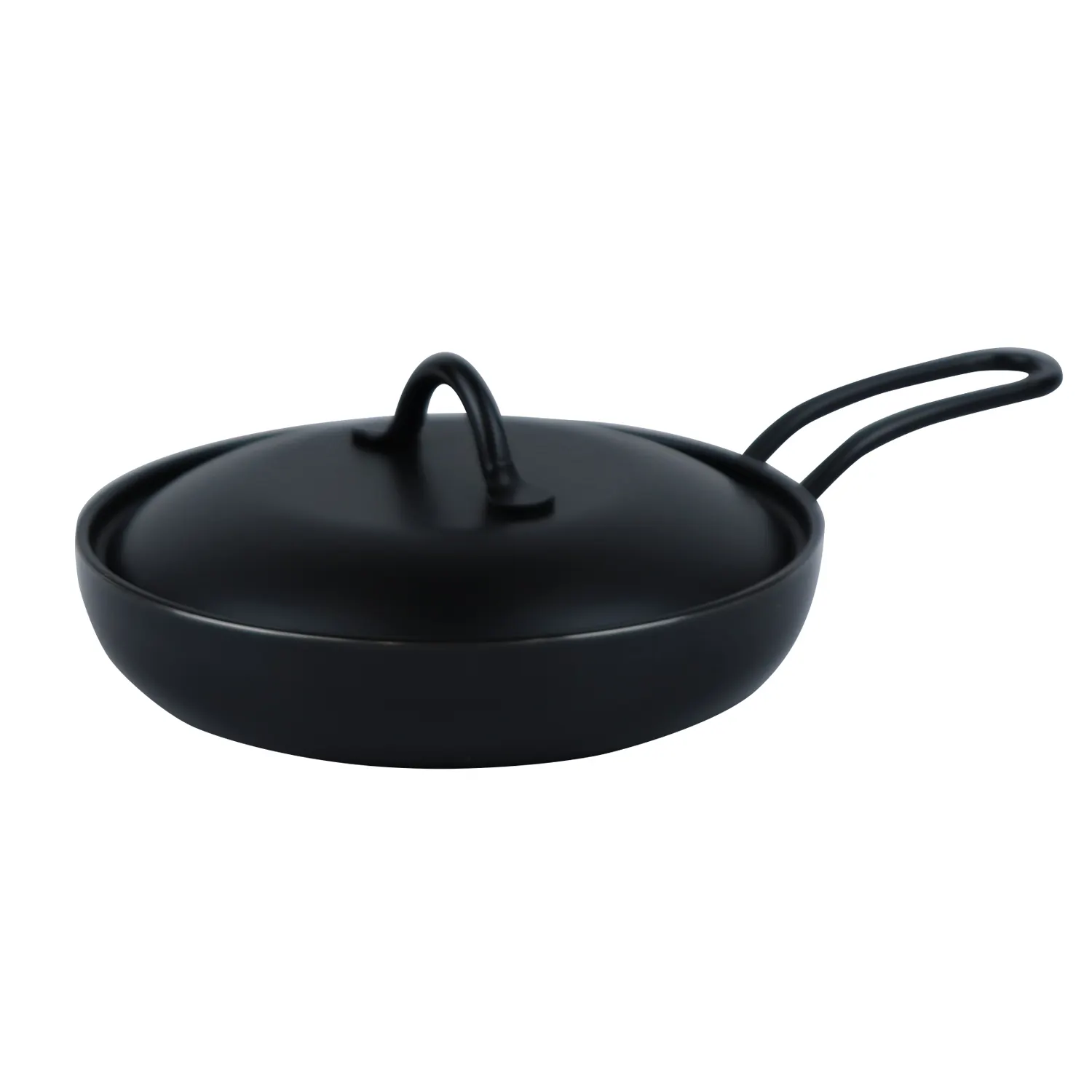 Japan wholesale cast iron wok pan wooden handle Can directly put in the ovens/stoves and cook