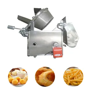 Friteuse automatique de chips de pommes de terre chips de banane caillé igname et nouilles Friteuse de pommes de terre chips Prix de la machine