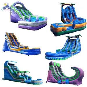 Hot Sale Waterslide Pool Commercial Inflatable Water Slide For Kid Big Cheap Adult Large