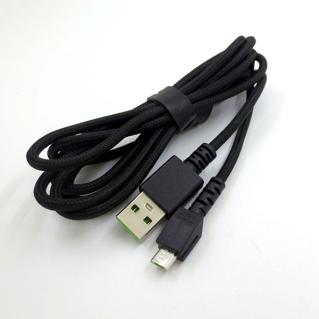 1.8m Micro-USB Nylon Charge Cable for Razer Wireless Mouse Naga Pro Death ADDER V2 Viper ULTIMATE Basilisk Ultimate