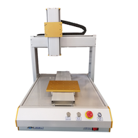 Robot de distribution automatique de colle thermofusible électrique à trois axes avec pompe et engrenage, emballage en caisse en bois
