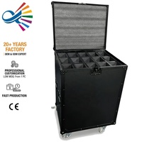 Flight case de transport et de protection sur mesure pour support d'enceinte, type Doghouse