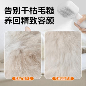 Kit de aseo Dudu Pet 6 en 1 para gatos, recortadora eléctrica recargable, peine, cortaúñas, lápiz láser, set de regalo - Product Image 5