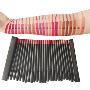 Crayon à lèvres vegan waterproof, texture lisse, marque privée, crayon de maquillage mat pour les lèvres - Product Image 3