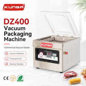 <span class=keywords><strong>Machine</strong></span> d'emballage <span class=keywords><strong>sous</strong></span> <span class=keywords><strong>vide</strong></span> automatique à chambre unique KUNBA DZ400 pour aliments, sacs en plastique, viande, usage commercial - Product Image 4
