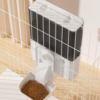 Distributeur automatique de nourriture pour animaux de compagnie avec logo personnalisé, alimenté par batterie portable de 2,3 L, avec WiFi pour chiens, chats, hamsters, nourriture sèche