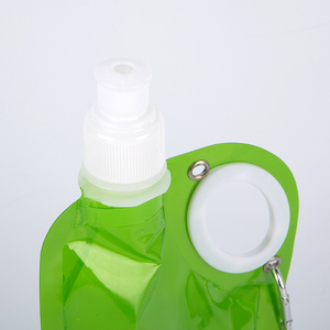 Bolsa Reutilizable con Boquilla, Bolsa de Plástico Verde con Tapa y Gancho Mosquetón para Uso Personal - Product Image 6