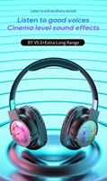 LED keluaran baru 2024 Headphone nirkabel bermerek terlaris Headset Noise Cancelling Headphone Earphone dengan mikrofon