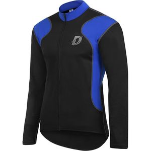 Maillot de cyclisme à manches longues en polaire thermique pour homme, respirant, coupe-vent, anti-transpiration, équipement de vélo d'extérieur - Product Image 1