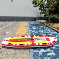 Planche à pagaie gonflable de sauvetage multi-personnes Xhx HD (SUP) Capacité 180 kg Poids 9 kg/13 kg Dimensions 320x81x15 cm Radeau de sauvetage en PVC