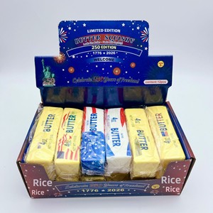 Butter Stick Slow Rebound Squishy, Simulated Food Stress Relief Toy, PU <b>Material</b>, Customizable Patterns - Product Image 2