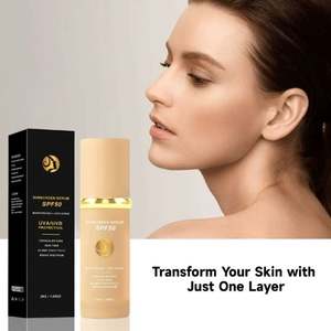 Fond de teint hydratant SPF 50 sérum teinté toutes peaux crème végétalienne poudre coussin mat correcteur crème solaire - Product Image 4