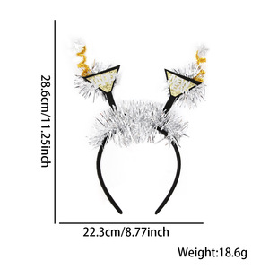 Offre Spéciale bonne année bandeau diadème bandeau noël nouvel an fête décoration fournitures nouvel an fête faveurs - Product Image 6