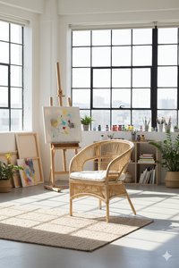 Fabiano Modern Leisure <b>Chair</b>-a Perfect Blend of Comfort and Style Crafted for <b>Bedroom</b> & Apartment Living Spaces - Product Image 2