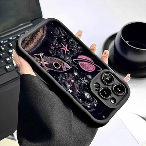 Cover per cellulare antiurto in TPU con stampa Scrawl Space Rocket Ball e design a scala per Samsung <span class=keywords><strong>Galaxy</strong></span> A07 A17 A56 S26 Ultra - Product Image 1