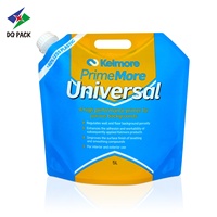 DQ PACK personnalisé recyclable 5KG/5L détergent de savon liquide pochette de bec d'angle en plastique