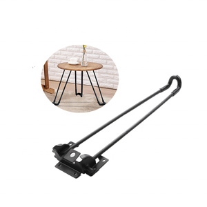Contemporary Furniture <strong>Leg</strong> Black 500mm End <strong>Dining</strong> <strong>Table</strong> Fold the <strong>Legs</strong> Home Kitchen Office Desk for Bedroom Hospital - Product Image 5