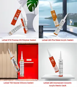 LaSeal Manufacturer Adhesives Sealants Excellent Sealing Odourless U L More20Yrs OEM ODM Fire Caulking Acrylic Sealant