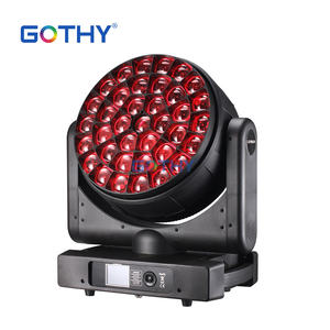Gothylight - Foco Móvil LED de Haz RGBW con Ojo de Abeja Grande de 37 Piezas, Lente con Zoom, Rotación de 360°, Función RDM, Alto CRI 90, IP33 - Product Image 4