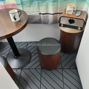 Ngoài trời chống trượt không thấm nước ban công DIY Patio gạch cao su WPC sàn trong nhà - Product Image 3