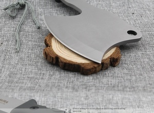 Hacha de rescate para vehículos multifuncional al aire libre, hacha de hueso portátil para cortar a mano - Product Image 6