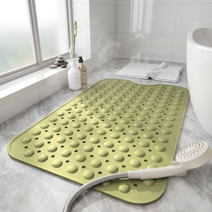 <span class=keywords><strong>Tapis</strong></span> <span class=keywords><strong>de</strong></span> <span class=keywords><strong>bain</strong></span> antidérapant avec ventouses puissantes, en PVC souple, confortable, avec trous <span class=keywords><strong>de</strong></span> drainage, pour la sécurité <span class=keywords><strong>de</strong></span> la salle <span class=keywords><strong>de</strong></span> <span class=keywords><strong>bain</strong></span> - Product Image 3