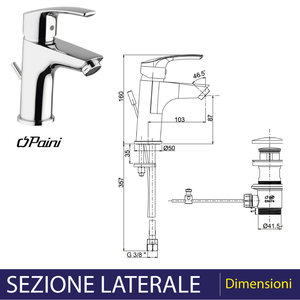 Berry 2โครเมี่ยมเดี่ยวคันโยกอ่างผสมเครื่องมือเปิดพรีเมี่ยม - Product Image 3