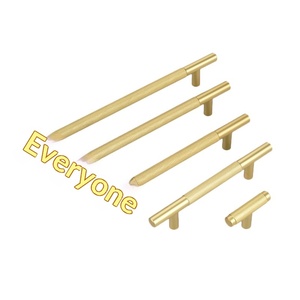 Wholesale American Style Knurled Aluminum Alloy Solid Lengthened Handle Hardware Cabinet Wardrobe Bedside Table <strong>Door</strong> - Product Image 4