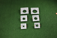 Lampu Sorot LED Modern Persegi, Lampu Downlight Tersembunyi MR11/Mr16 untuk Ruang Tamu