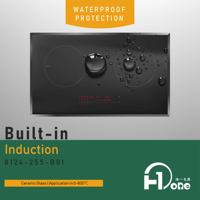 Cuiseur à induction intégré ou de table de conception attrayante de mode 2 brûleurs