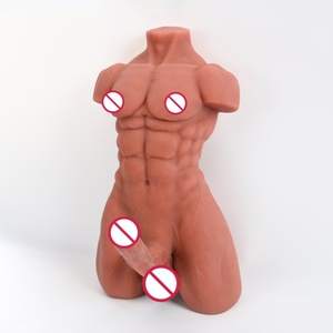 Realistic Male Torso - males body with Lifelike Dildo
