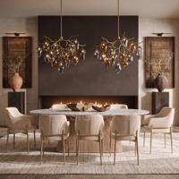 Ensemble de table ronde et chaises, table basse, ensembles de meubles d'intérieur pour salle à manger, ensemble de canapés pour salon, table de lecture, pouf