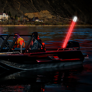 여러 가지 빛깔의 나선형 <span class=keywords><strong>LED</strong></span> 보트 네비게이션 조명 보트 채찍 조명 앵커 폰툰 보트 딩기 카약 해양 선미 조명을 실행 - Product Image 6