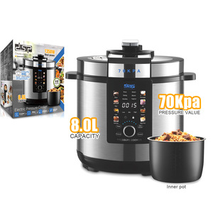 หม้อหุงข้าวไฟฟ้า DSP 8.0 ลิตร 70 กิโลปาสคาล สเตนเลสสตีล หม้ออเนกประสงค์ รุ่น KB5037 - Product Image 1