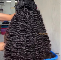 Extensiones de Cabello Humano Natural Ondulado Birmano 100% Sin Procesar, Tejido Natural 3c4a, Ondas Birmanas, Cabello Humano Real Rizado Indio