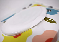 Kantong pembungkus tisu basah bayi dari bahan PVC EVA, dapat digunakan kembali, dengan cetakan khusus, terlaris