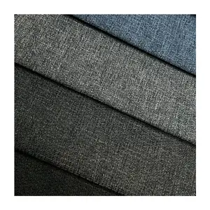 Wholesale Multifunctional Twill Faux Linen Warm Sofa Fabric Upholstery Linen Hemp Fabric Linen Large Sofa