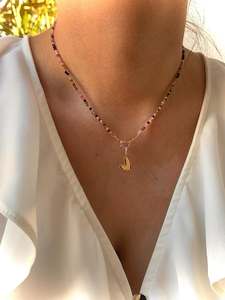 Collier personnalisé en <span class=keywords><strong>lapis</strong></span>-<span class=keywords><strong>lazuli</strong></span> avec perles dorées, bijoux en pierres précieuses naturelles, collier artisanal de luxe en pierre bleue, cadeau pour femmes - Product Image 6