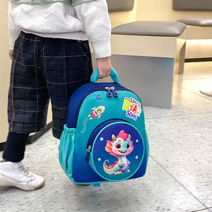 Version coréenne mignon dessin animé grande capacité Double épaule sac à dos pour garçons filles 3-6 <span class=keywords><strong>ans</strong></span> élèves de la maternelle pour bébé - Product Image 1