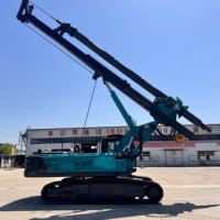 SDLQ LQR130 Foreuse rotative sur chenilles à tige de verrouillage, Machine de forage Yuchai, Tarières de sol, Foreuses carottières, Perforatrice de puits d'eau