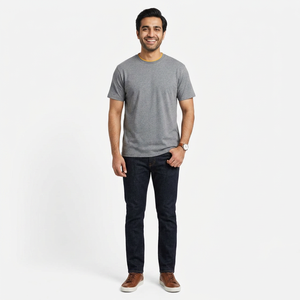 T-shirts à manches courtes pour hommes, coton de haute qualité, respirant, surdimensionné pour l'été, motif imprimé, grande taille, prix bas - Product Image 1