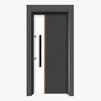 Solutions rentables de qualité supérieure Conception de porte principale de porte d'auvent en acier américain