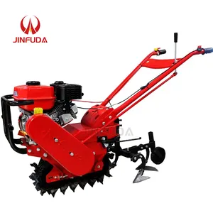 Kültivatörler çok fonksiyonlu Mini Weeder yeke 7-9Hp benzinli/dizel motor güç yeke iki tekerlekli traktör çiftlik ekipmanları Rotavato